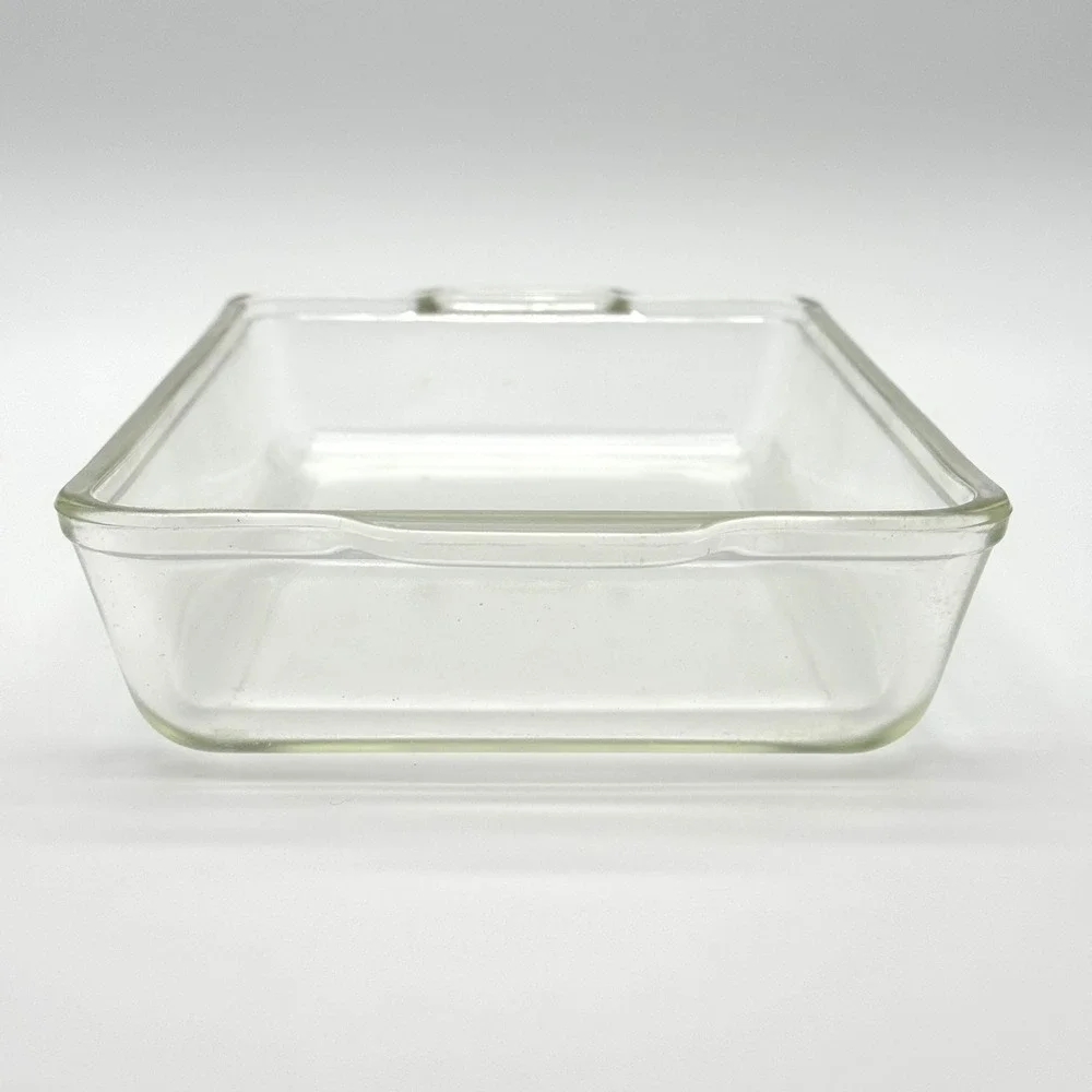 Pyrex 231 Clear Baking Dish Pre-1950s TM Reg Vintage 10x6 USA